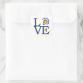 San Jose State Love Vierkante Sticker (Tas)
