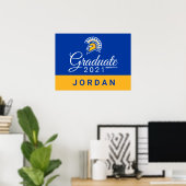 San Jose State Spartans 2021 afgestudeerde Poster (Thuiskantoor)