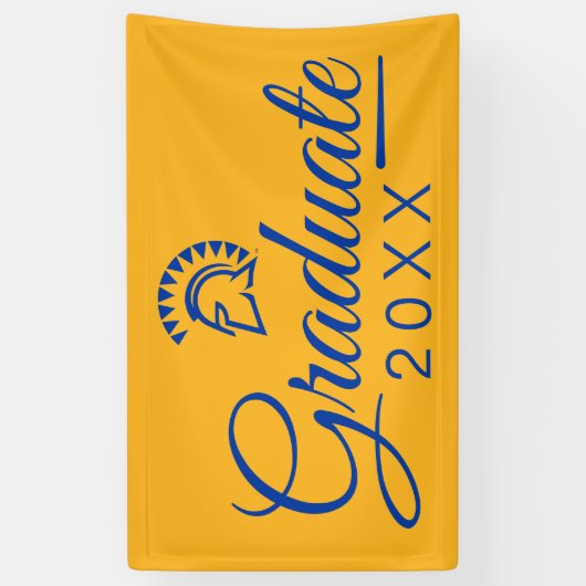 San Jose State Spartans | AFSTUDEREN Spandoek (Verticaal)