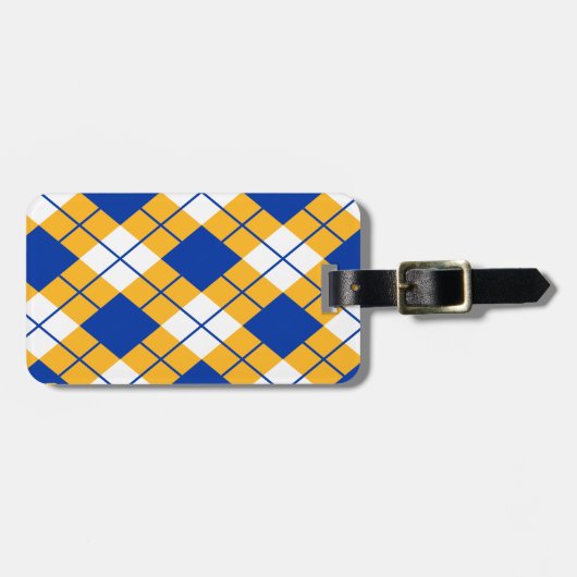 San Jose State Spartans argyle Bagagelabel (Voorkant horizontaal)