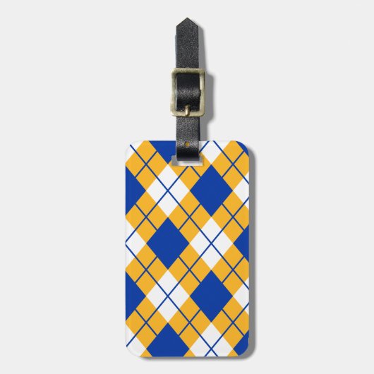 San Jose State Spartans argyle Bagagelabel (Voorkant verticaal)
