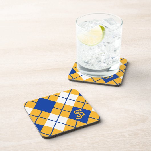 San Jose State Spartans argyle Bier Onderzetter (Rechterzijde)