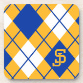 San Jose State Spartans argyle Bier Onderzetter (Voorkant)