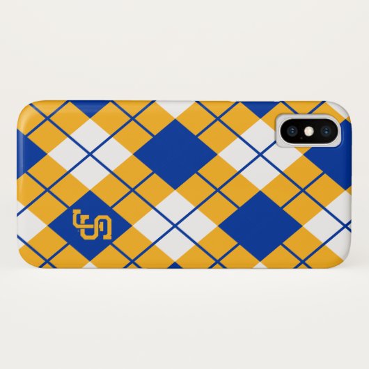 San Jose State Spartans argyle Case-Mate iPhone Case (Achterkant (horizontaal))