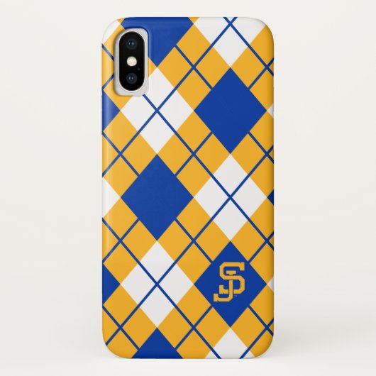 San Jose State Spartans argyle Case-Mate iPhone Case (Achterkant)
