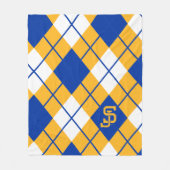 San Jose State Spartans argyle Fleece Deken (Voorkant)