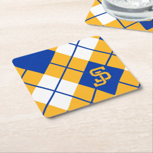 San Jose State Spartans argyle Kartonnen Onderzetters