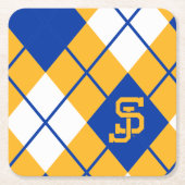 San Jose State Spartans argyle Kartonnen Onderzetters (Voorkant)