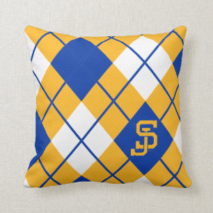San Jose State Spartans argyle Kussen