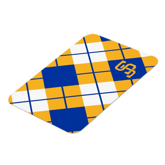 San Jose State Spartans argyle Magneet (Linkerzijde)