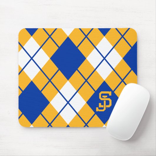 San Jose State Spartans argyle Muismat (Met muis)