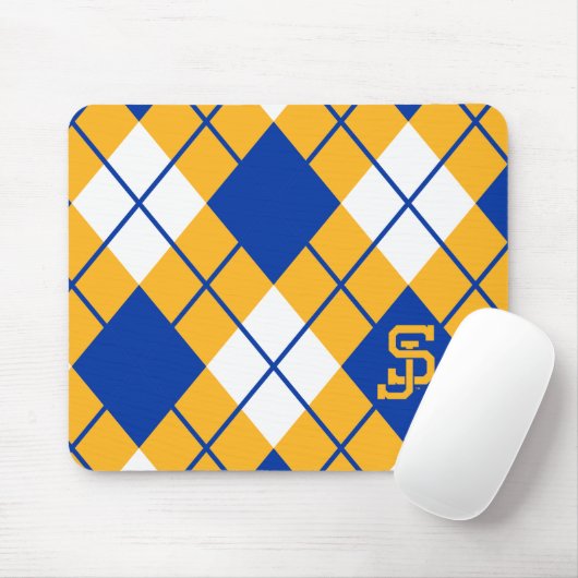 San Jose State Spartans argyle Muismat (Met muis)