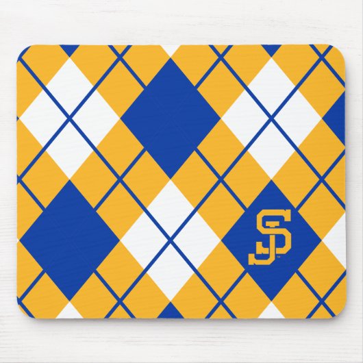 San Jose State Spartans argyle Muismat (Voorkant)