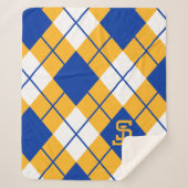 San Jose State Spartans argyle Sherpa Deken (Voorkant)