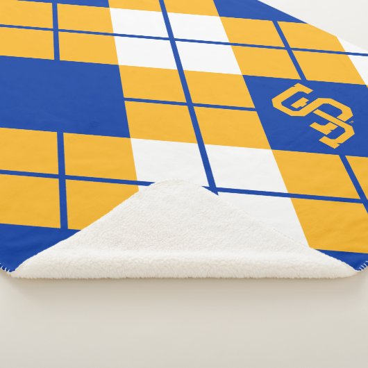 San Jose State Spartans argyle Sherpa Deken (3/4)