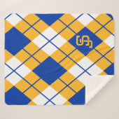 San Jose State Spartans argyle Sherpa Deken (Voorkant (horizontaal))