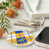 San Jose State Spartans argyle Sleutelhanger (Voorkant Rechts)