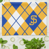 San Jose State Spartans argyle Theedoek (Gevouwen)