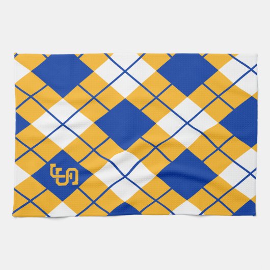 San Jose State Spartans argyle Theedoek (Horizontaal)