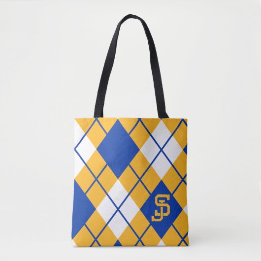 San Jose State Spartans argyle Tote Bag (Voorkant)
