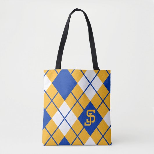 San Jose State Spartans argyle Tote Bag (Voorkant)