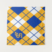 San Jose State Spartans argyle Wandkleed (Voorkant (horizontaal))