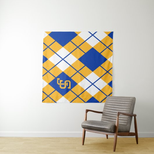 San Jose State Spartans argyle Wandkleed (In Situ (horizontaal))