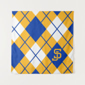 San Jose State Spartans argyle Wandkleed (Voorkant)