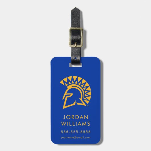 San Jose State Spartans Bagagelabel (Voorkant verticaal)