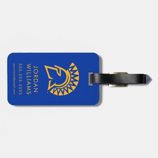 San Jose State Spartans Bagagelabel (Achterkant horizontaal)