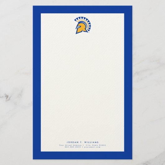 San Jose State Spartans Briefpapier (Voorkant)