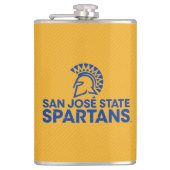 San Jose State Spartans Carbon Fiber Patroon Heupfles (Voorkant)