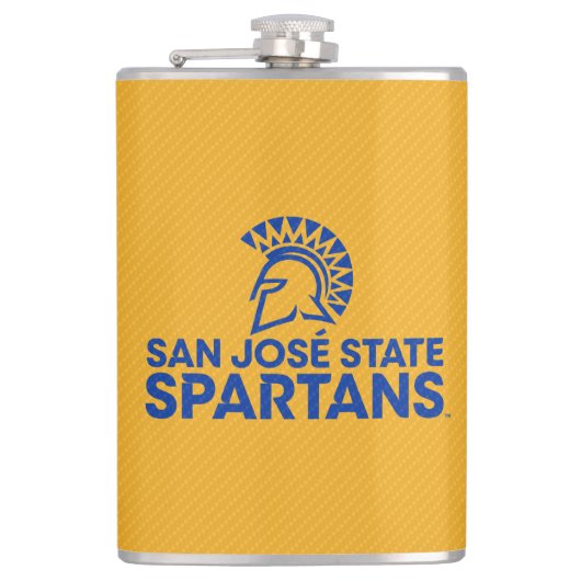 San Jose State Spartans Carbon Fiber Patroon Heupfles (Voorkant)
