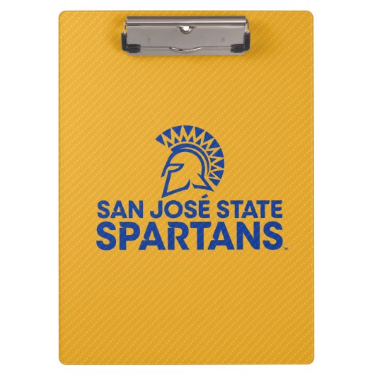 San Jose State Spartans Carbon Fiber Patroon Klembord (Voorkant)