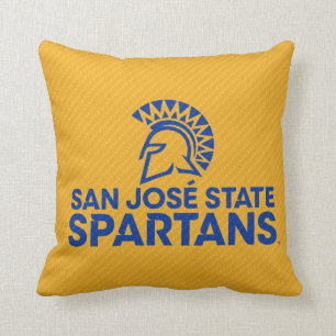 San Jose State Spartans Carbon Fiber Patroon Kussen