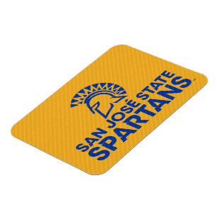San Jose State Spartans Carbon Fiber Patroon Magneet