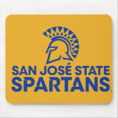 San Jose State Spartans Carbon Fiber Patroon Muismat (Voorkant)