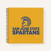 San Jose State Spartans Carbon Fiber Patroon Notitieboek (Voorkant)