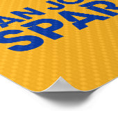 San Jose State Spartans Carbon Fiber Patroon Poster (Hoek)
