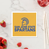 San Jose State Spartans Carbon Fiber Patroon Servet (Insitu)