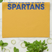 San Jose State Spartans Carbon Fiber Patroon Theedoek (Gevouwen)