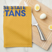 San Jose State Spartans Carbon Fiber Patroon Theedoek (Quarter Fold)