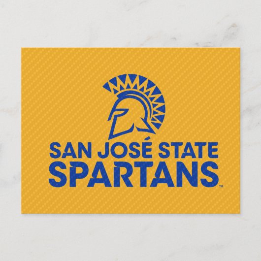 San Jose State Spartans Carbon Fiber Patroon Uitnodiging Briefkaart (Voorkant)