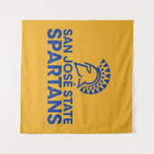 San Jose State Spartans Carbon Fiber Patroon Wandkleed (Voorkant (horizontaal))