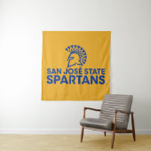 San Jose State Spartans Carbon Fiber Patroon Wandkleed (In situ)