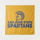 San Jose State Spartans Carbon Fiber Patroon Wandkleed (Voorkant)
