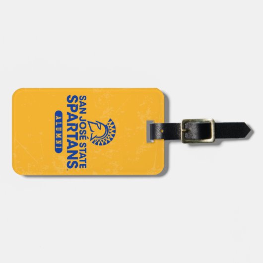 San Jose State Spartans Distress Bagagelabel (Voorkant horizontaal)