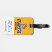 San Jose State Spartans Distress Bagagelabel (Achterkant horizontaal)