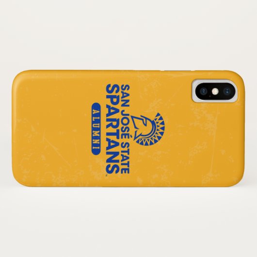 San Jose State Spartans Distress Case-Mate iPhone Case (Achterkant (horizontaal))
