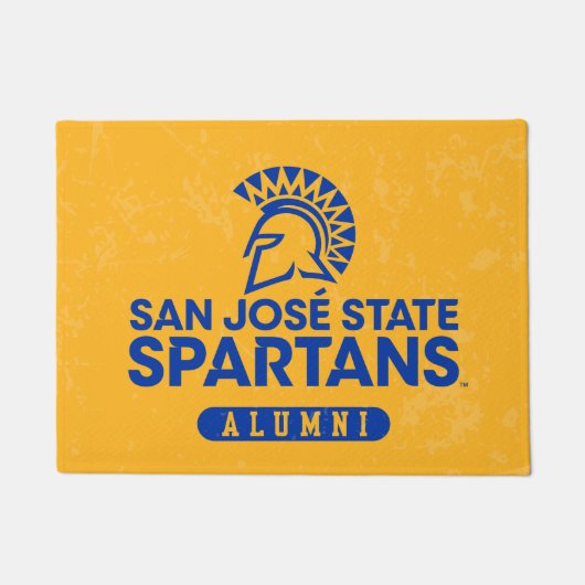 San Jose State Spartans Distress Deurmat (Voorkant)